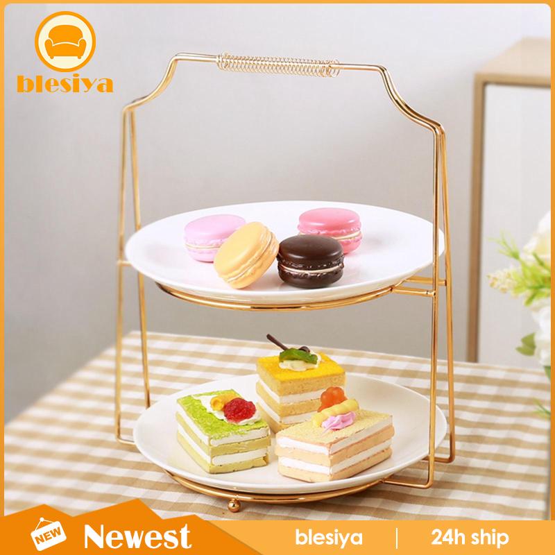 Khay Trưng Bày Bánh Tráng Miệng 2 Tầng Trang Trí Phòng Tắm Cho Bé