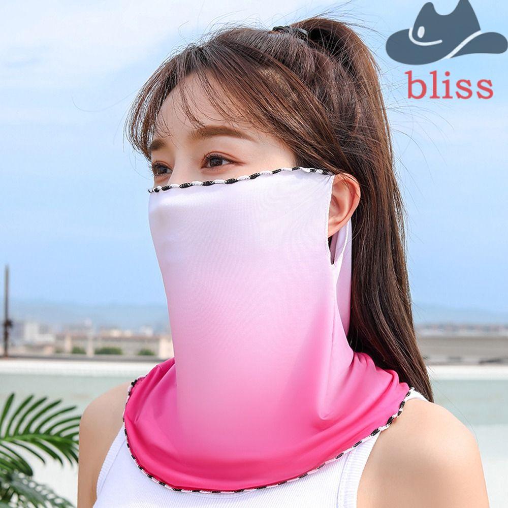 Khẩu Trang Che Mặt Chống Nắng Chống Gió Thoáng Khí Màu Sắc Ngọt Ngào