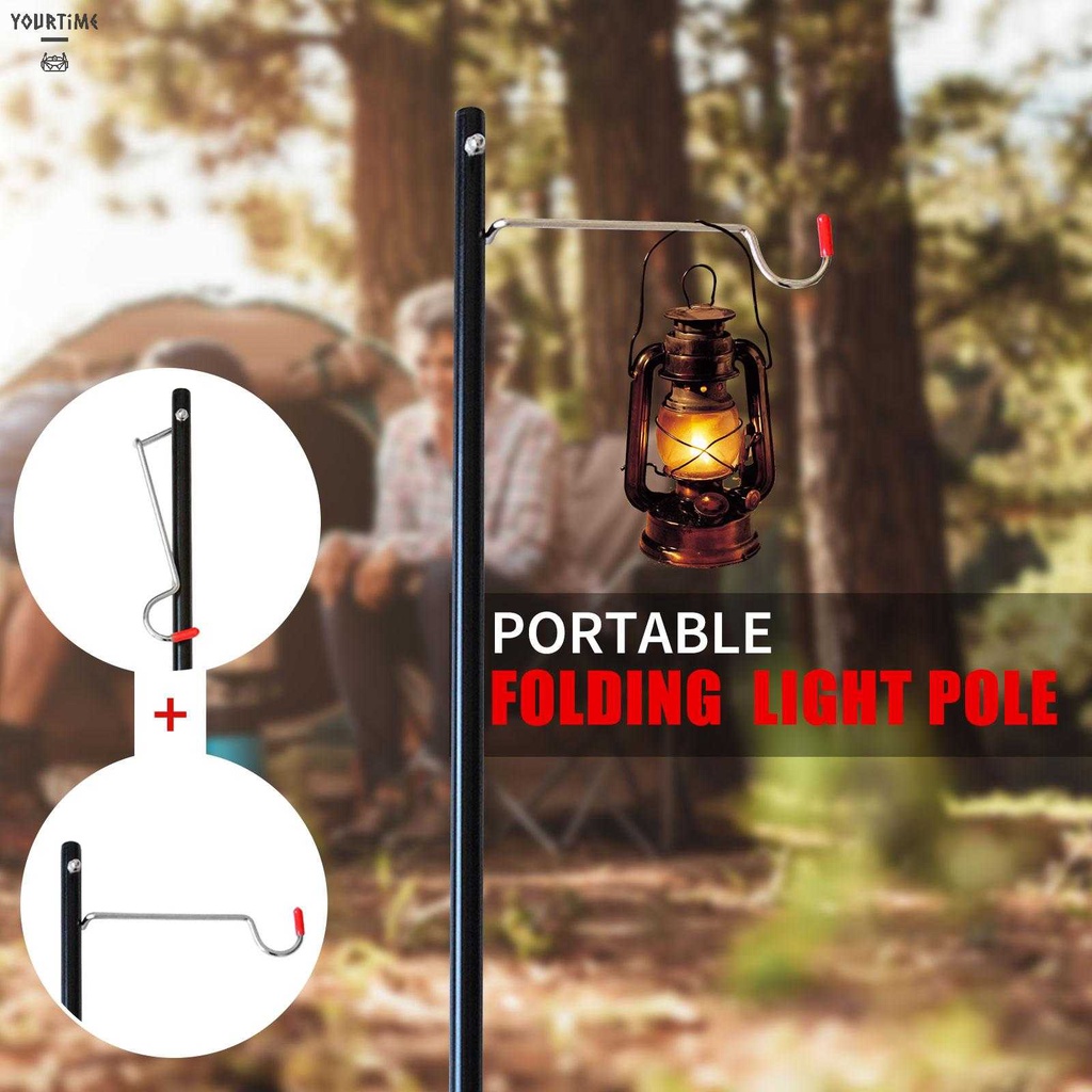 Giá Đỡ Đèn Lồng Bằng Hợp Kim Nhôm Màu Đen Tiện Dụng