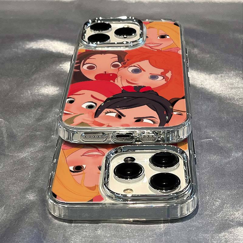 ✅Ốp Điện Thoại Dẻo Họa Tiết Hoạt Hình Kiểu Công Chúa Chống Sốc Cho iPhone12 11 / plusmax87 13 NO38