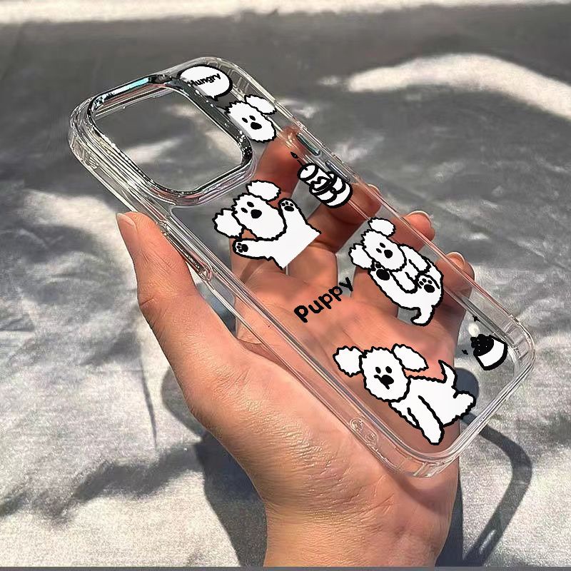 ✅Ốp Điện Thoại Dẻo Họa Tiết Hoạt Hình Chú Chó Dễ Thương Chống Sốc Cho Iphone 14Pro 12 13 plus max 8711