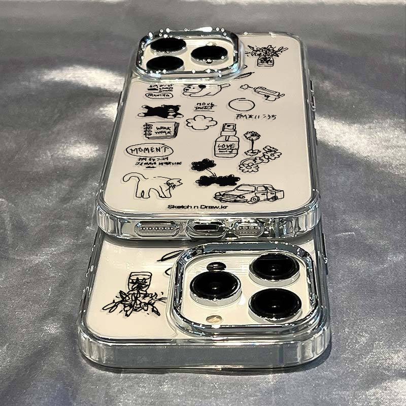 ✅Ốp Điện Thoại Mềm Chống Sốc Họa Tiết Hoạt Hình Cho Iphone 11iPhone12 7In plus8 14pro 13max