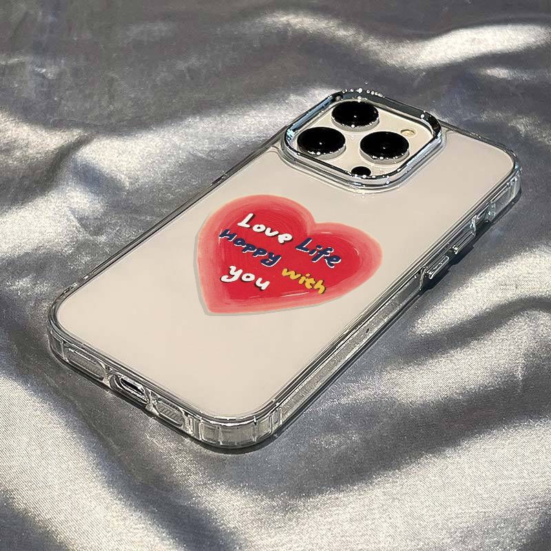 ✅Ốp Điện Thoại Dẻo Màu Hồng In Chữ Tiếng Anh Đơn Giản Chống Sốc Cho Iphone 7iphone12max 14pro13plus / 118 HP60