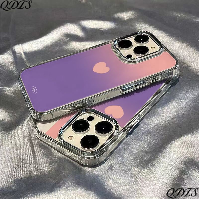 ✅Ốp Điện Thoại Mềm Chống Sốc Họa Tiết Trái Tim Cho Iphone 12 13 14 Pro 11 Max 87 Xw1