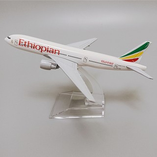 Mô hình máy bay boeing 777 b777 bằng kim loại trơn