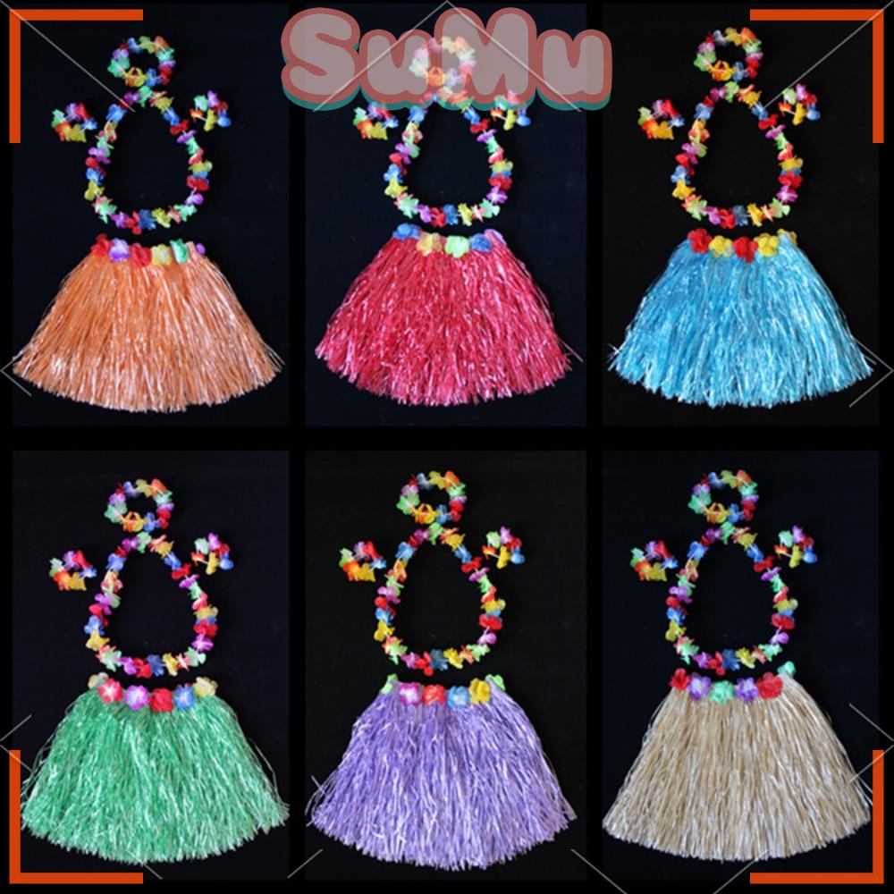 Set 5 Vòng Tay Màu Sắc Sang Trọng Phong Cách Hawaii Cho Nữ