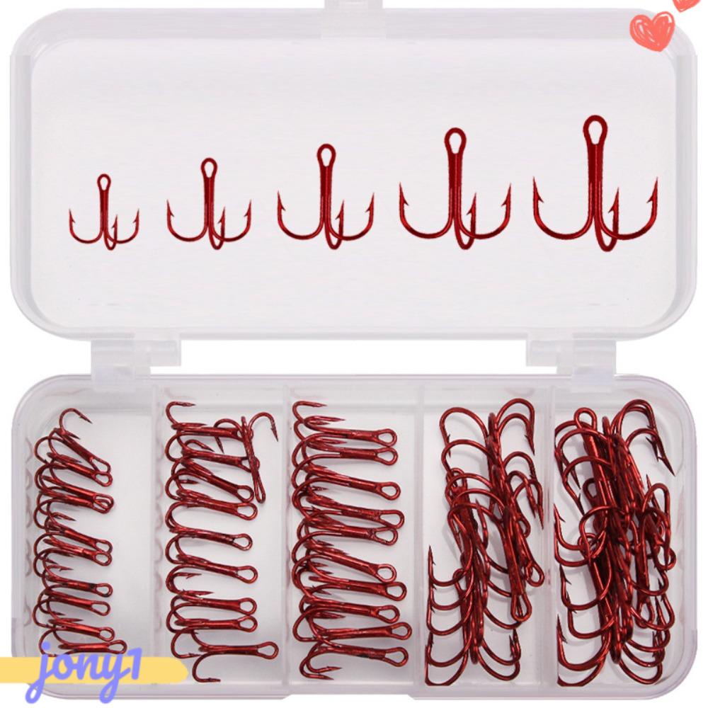 Set 50 Lưỡi Câu Cá Bằng Thép Carbon Chất Lượng Cao