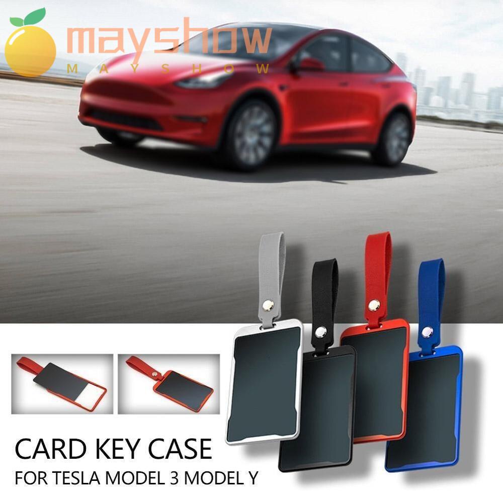 Vỏ Bảo Vệ Chìa Khóa Xe Hơi Tesla ModeI 3 Chế Độ Kèm Móc Treo Tiện Dụng