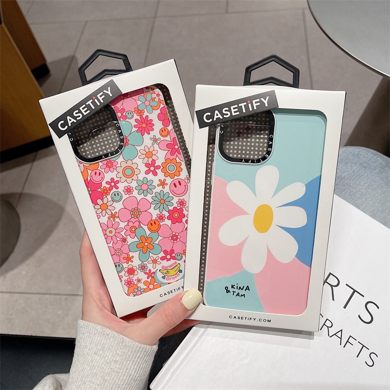Ốp Điện Thoại TPU Dẻo Họa Tiết Hoa Nhiều Màu Xinh Xắn Cho iPhone 11 14 12 13 Pro Max XR X XS Max 7 8 14 Plus