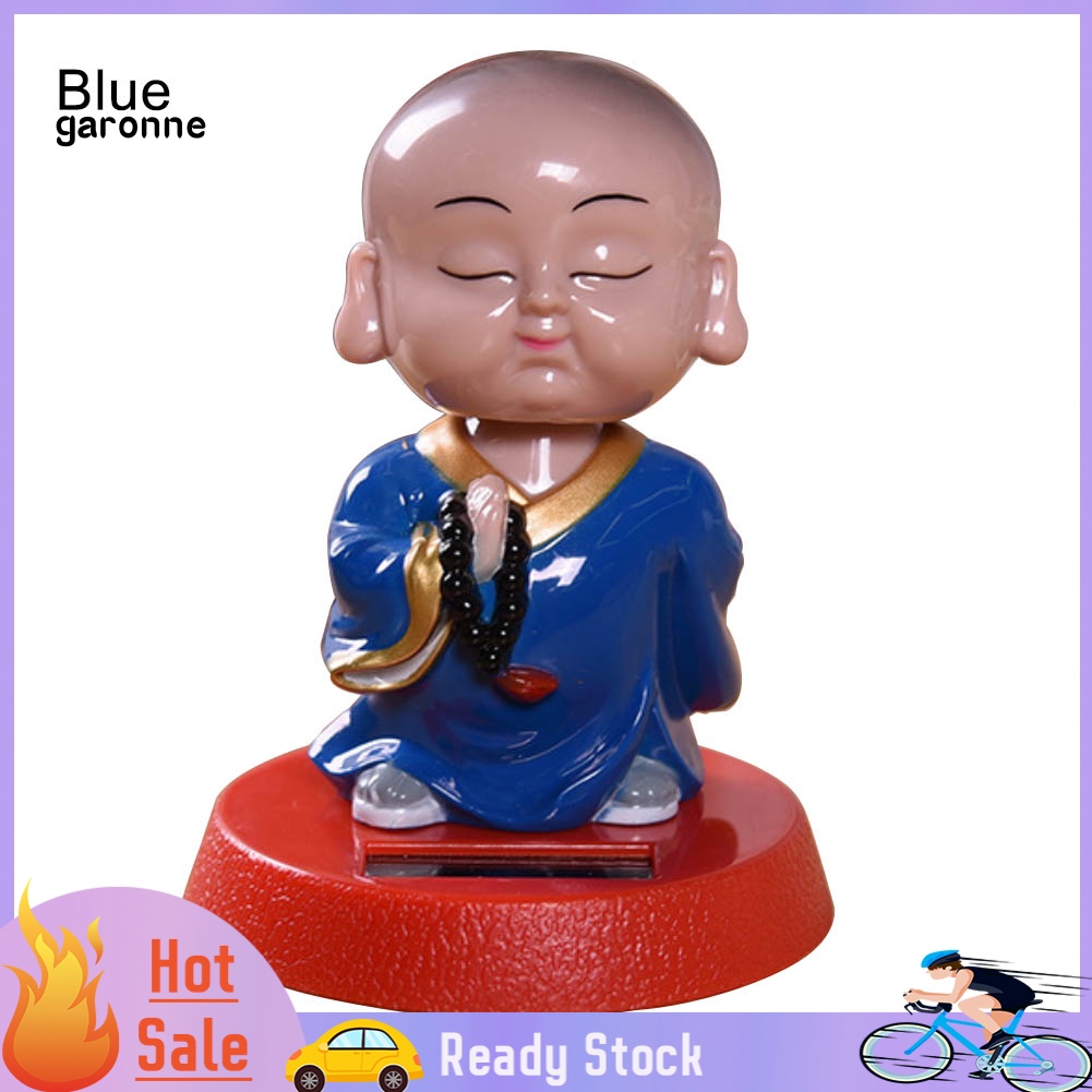 Mô Hình Đồ Chơi Chú Tiểu Hoạt Hình Sử Dụng Năng Lượng Mặt Trời Trang Trí Xe Hơi