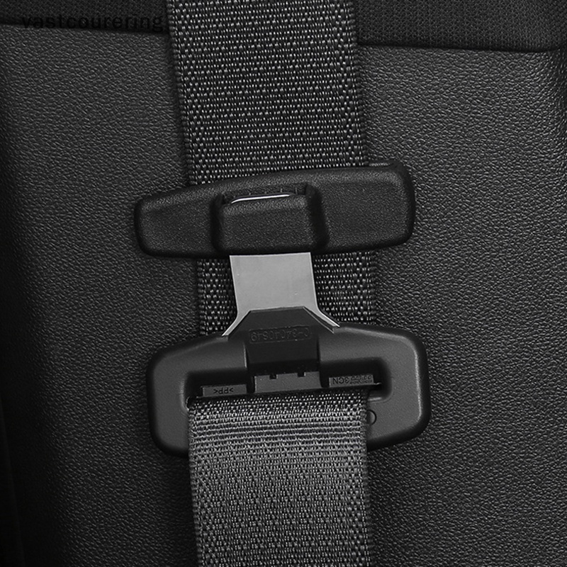 2 Chốt Khóa Dây An Toàn Xe Hơi Bằng Nhựa Có Thể Điều Chỉnh Tiện Dụng