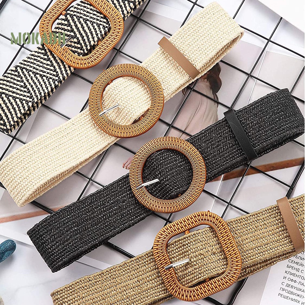 Thắt Lưng Dây Bện Phong Cách Bohemian Cổ Điển Mùa Hè Cho Nữ