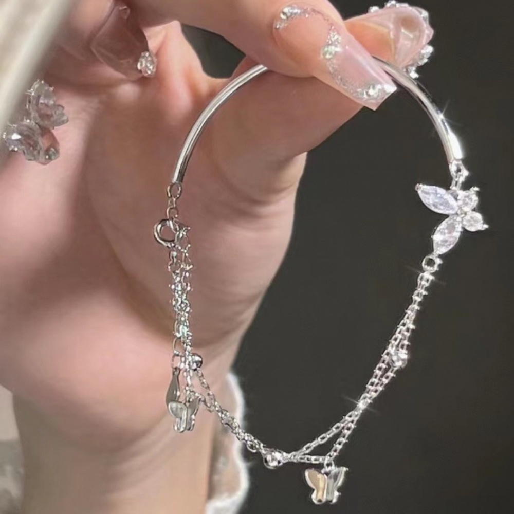 Vòng Tay Ghép Nối Hình Bướm Độc Đáo Cho Nữ