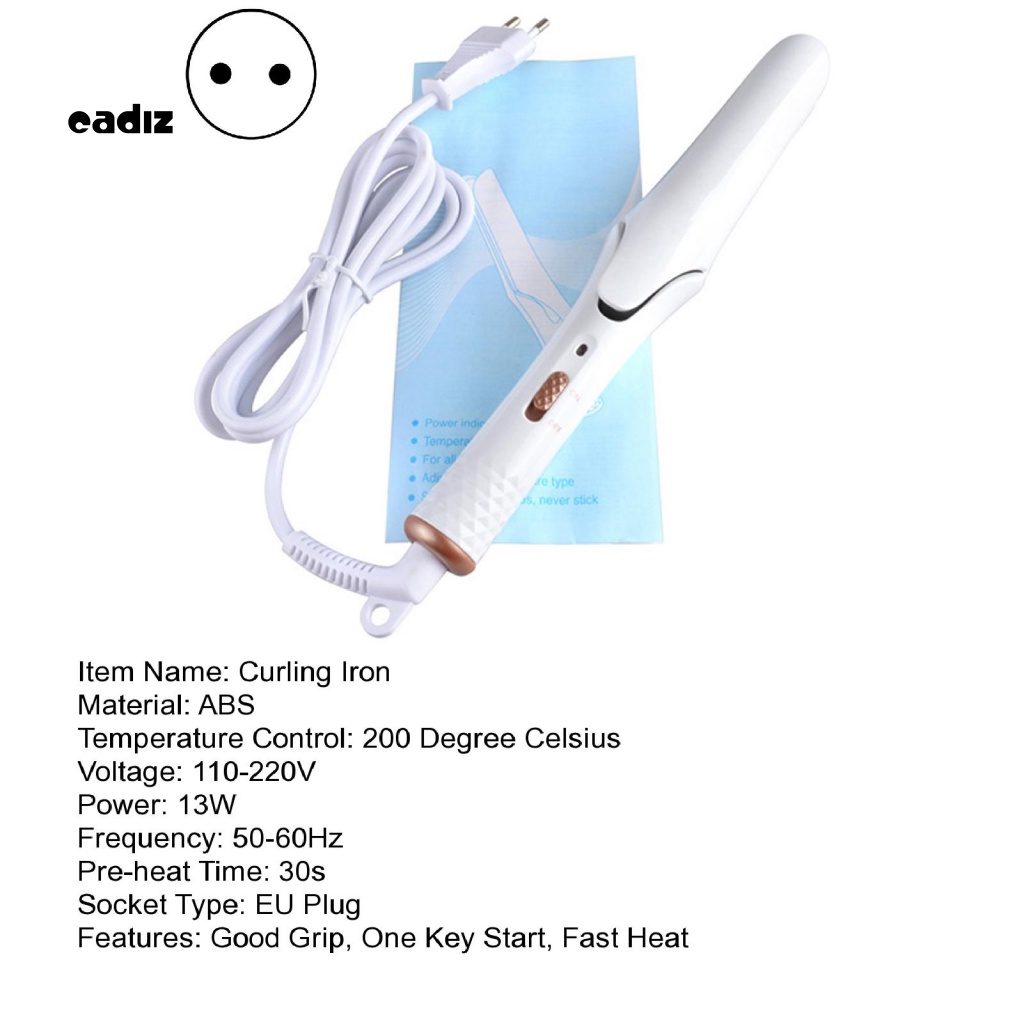 Máy Uốn Tóc Một Phím Sử Dụng Nhiệt Nhanh Phích Cắm EU Chuyên Nghiệp