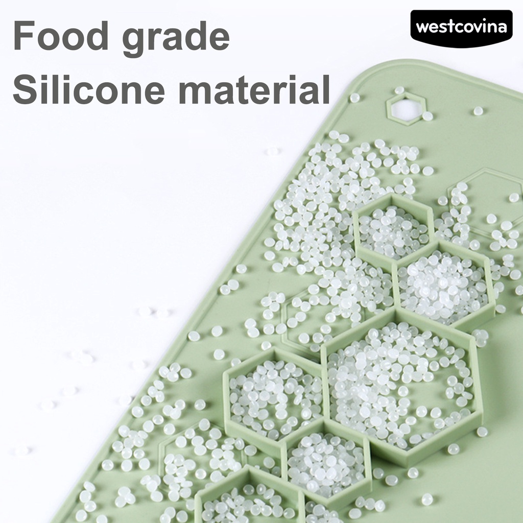 [WSTN]✎Khay Đựng Cọ Vẽ Có Lỗ Treo Chống Nước Không Dính