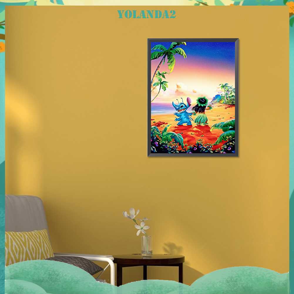 Tranh Đính Đá Kim Cương Toàn Bộ 5D DIY Hình Vẽ Nghệ Thuật Trang Trí Nhà Cửa