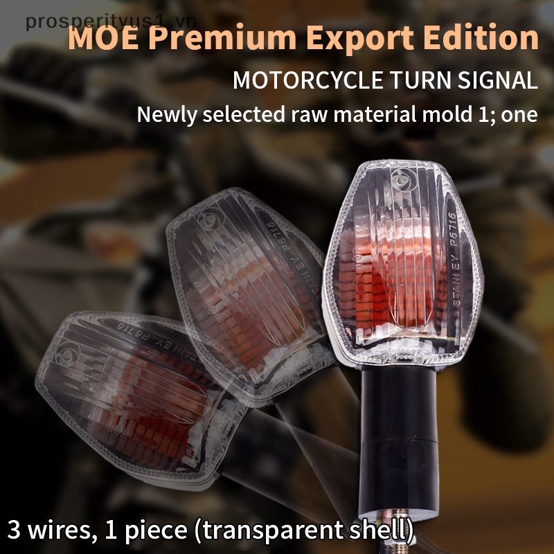 1 [prosperityus1] 2 / 3 Dây Đèn Xi Nhan Trước Và Sau Siêu Bền Chất Lượng Cao Cho Xe Máy / Xe Hơi