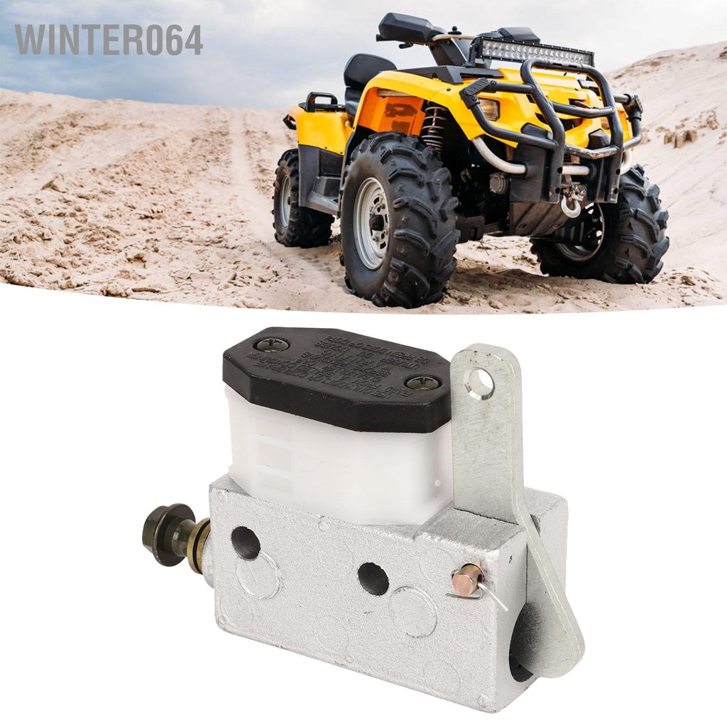 Winter064 Phanh Chủ Xi Lanh Bơm Xây Dựng Kim Loại Lắp Đặt Đơn Giản 12.8 Cho Go Kart ATV UTV