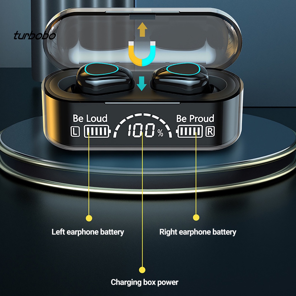 Tai Nghe Thể Thao Không Dây Bluetooth Chống Nước IPX5 G35B Giảm Tiếng Ồn Màn Hình LED Kỹ Thuật Số