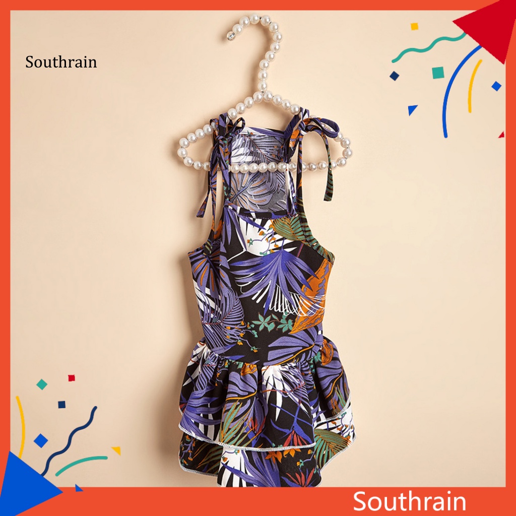 Váy Tím Hai Tầng Thoải Mái Dễ Phối Đồ Cho Thú Cưng