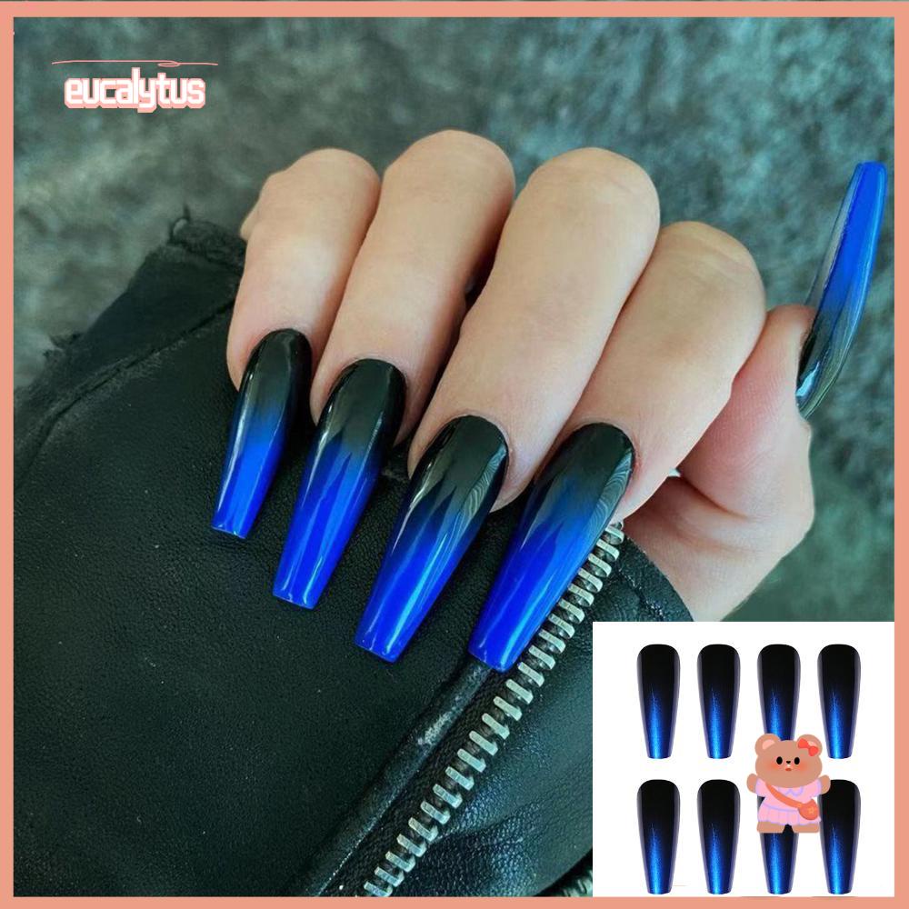 Bộ 24 Móng Tay Giả Ballerina Dáng Dài Che Phủ Toàn Diện