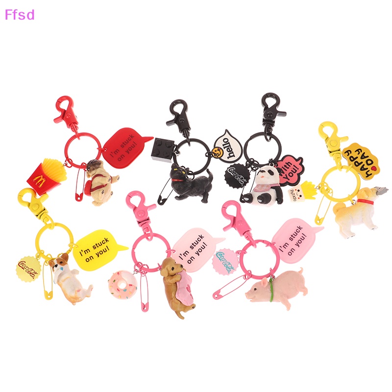 {Ffsd} Móc Khóa Xe Hơi / Ba Lô / Tưởng Niệm Chó Shiba Inu Dễ Thương Làm Quà Tặng Cho Thú Cưng