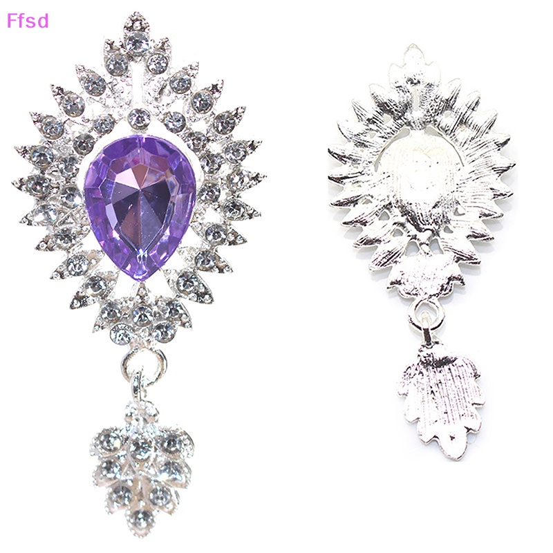 Ghim Cài Áo Hình Giọt Nước Đính Đá Pha Lê Dùng Làm Quà Tặng