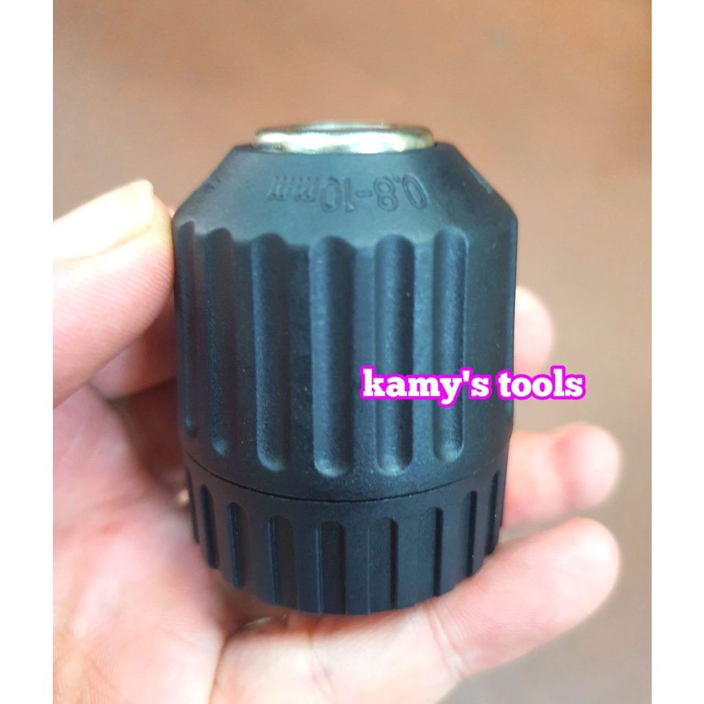 Đầu kẹp mũi khoan tự động auto lock 10mm răng 10mm 3/8 24unf 0.8mm-10mm
