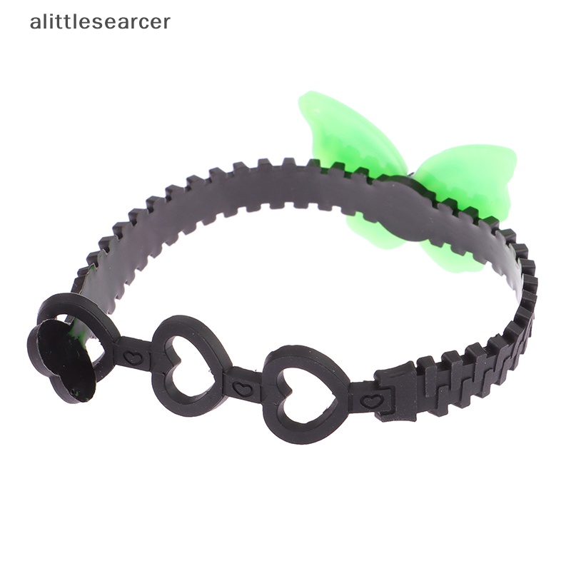 Set 10 Vòng Tay Ba Lỗ Bằng Cao Su Hình Bướm Nhiều Màu Sắc Thích Hợp Cho Tiệc Sinh Nhật