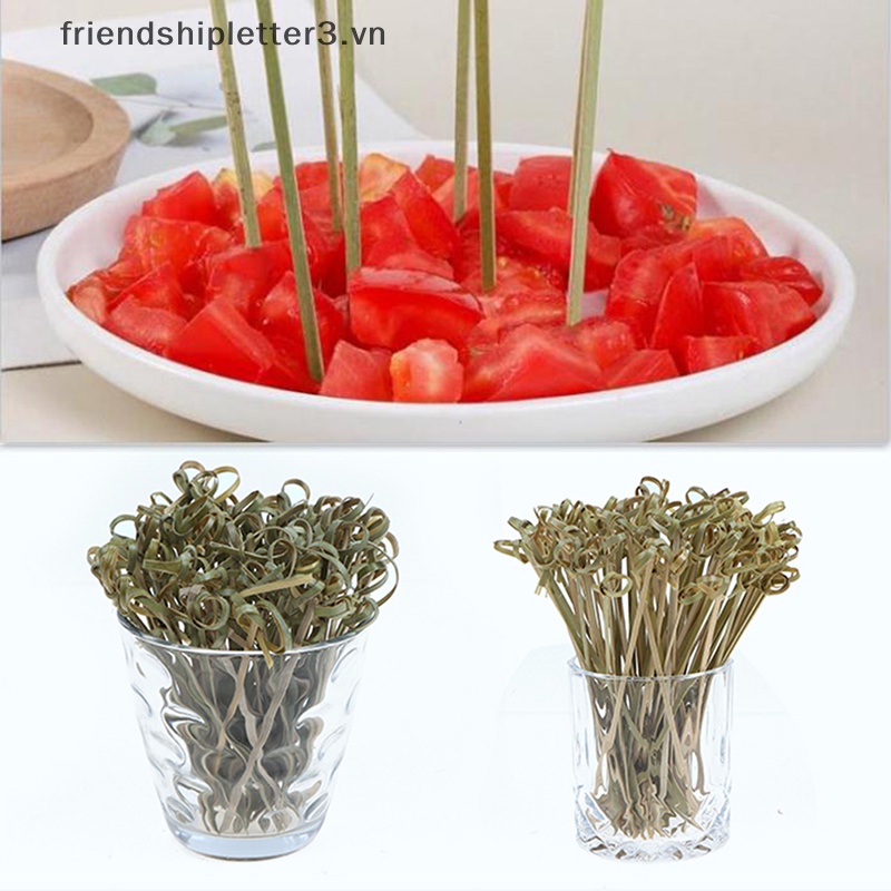 Set 100 Xiên Gỗ Tre Ăn Tráng Miệng / Cocktail Mới / / / 100 Cái