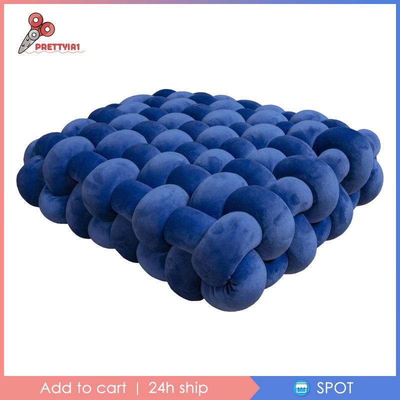 Gối Thắt Nút Bằng Sợi Dệt Tay Thời Trang [Prettyia1] Cho Nhà Hàng / Quán Bar / Sân Vườn