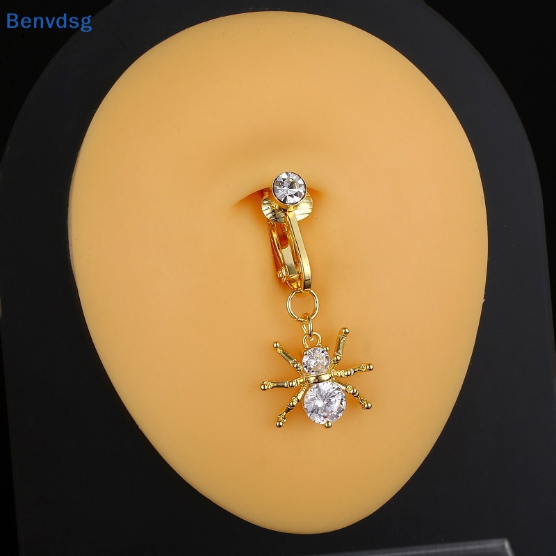 Benvdsg > Khuyên Rốn Đính Đá Zircon Giả Hình Nhện Không Cần Đục Lỗ Bằng Đồng Gợi Cảm Cho Nữ well
