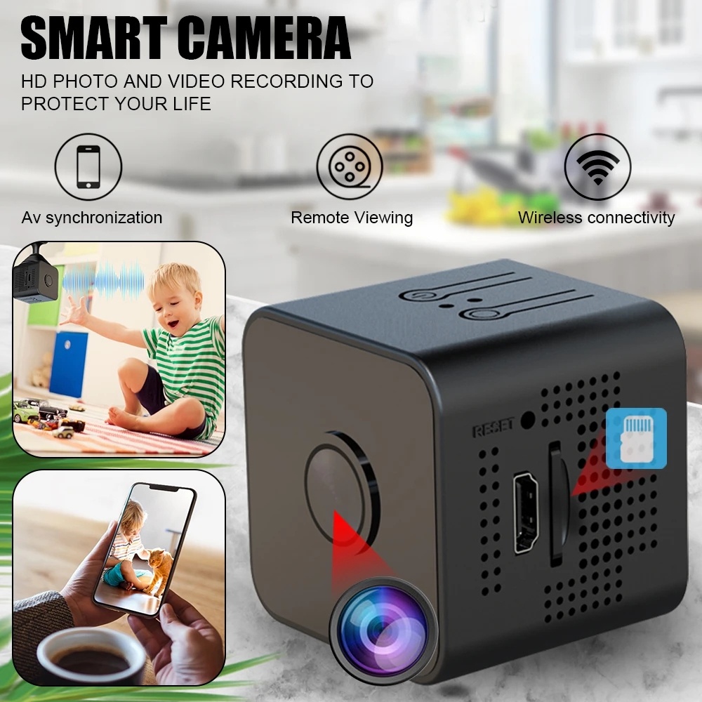 Máy Quay An Ninh Thông Minh X6D IP 1080P HD Kết Nối WiFi Hỗ Trợ Tầm Nhìn Ban Đêm