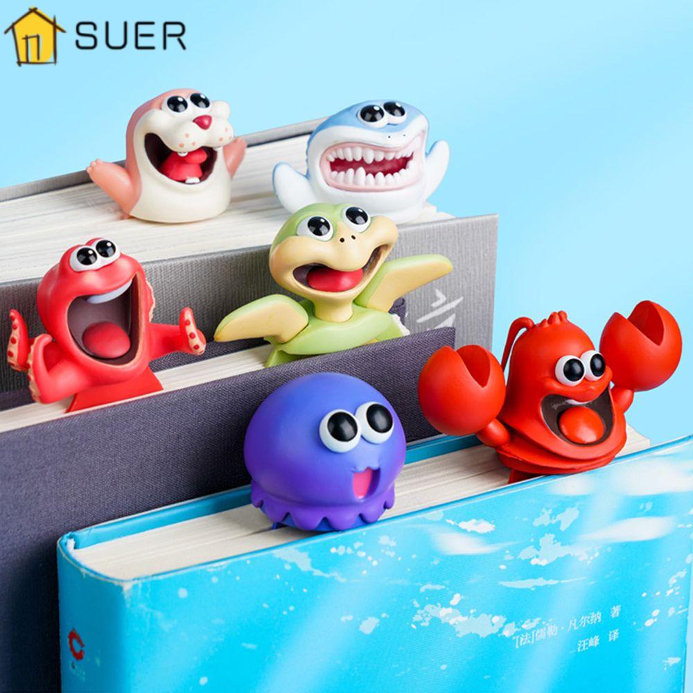 Thẻ Đánh Dấu Trang Sách Bằng PVC Hình Bạch Tuộc 3D Sáng Tạo