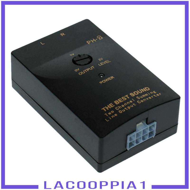 (Lacooppia1) Bộ Chuyển Đổi Âm Thanh RCA Cao Sang Đầu Ra Thấp + Dây Cáp