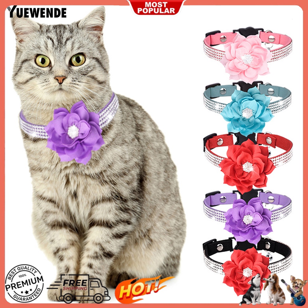 Vòng Cổ Thú Cưng Co Giãn Thoáng Khí Gắn Chuông Phản Quang