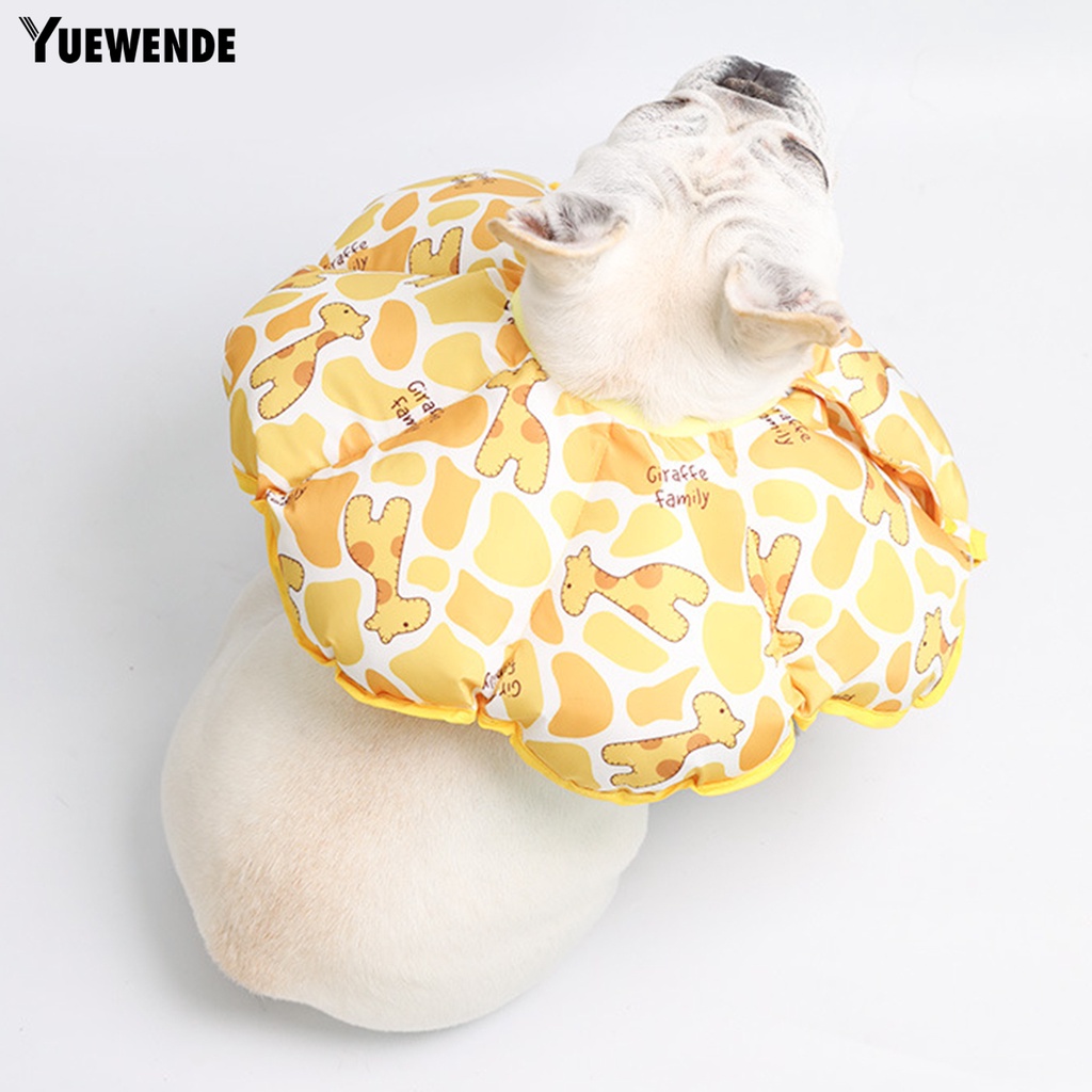 Vòng Cổ Bằng Polyester Chống Nước In Họa Tiết Hoạt Hình Dễ Vệ Sinh Cho Thú Cưng