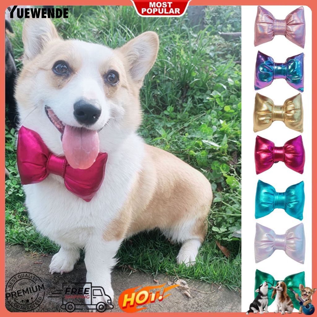 Yq.e Phụ Kiện Vòng Cổ Thắt Nơ Đáng Yêu Trọng Lượng Nhẹ Cho Thú Cưng Chụp Ảnh