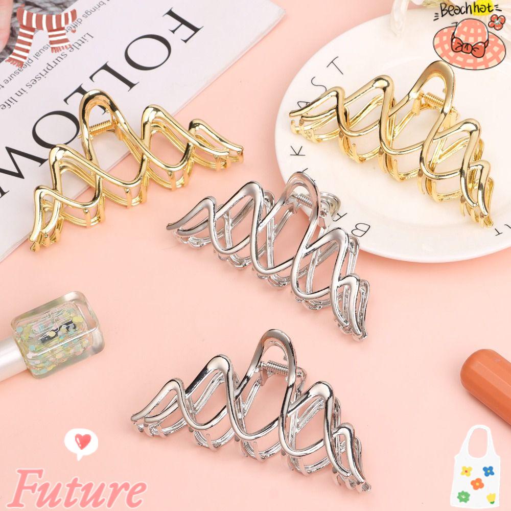 Set 4 Kẹp Tóc Bướm Kim Loại Dễ Thương