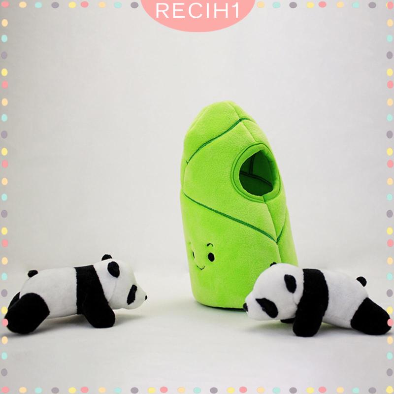 Set 4 Gấu Trúc Nhồi Bông Hoạt Hình Sáng Tạo Trang Trí Phòng Ngủ Cho Người Lớn Và Trẻ Em