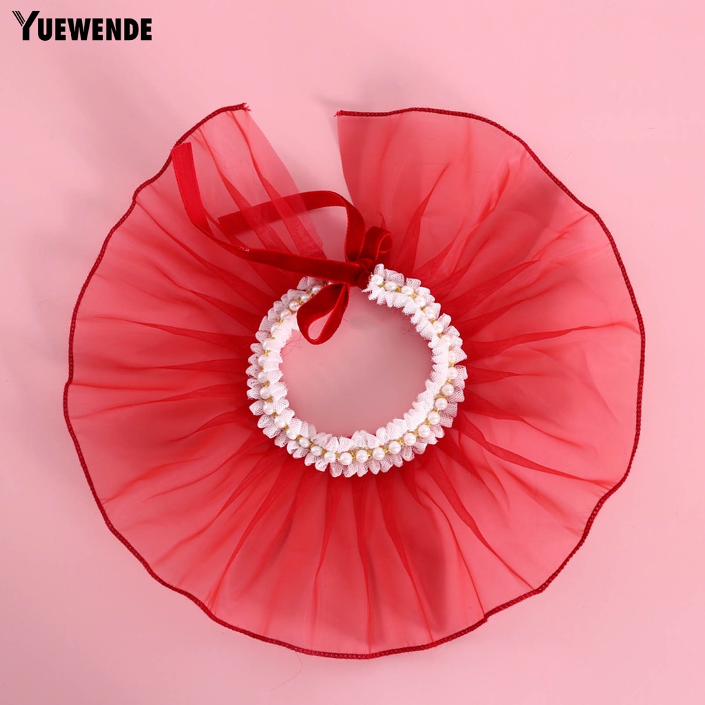 Vòng Cổ Đính Ngọc Trai Giả Thân Thiện Với Da Cho Thú Cưng