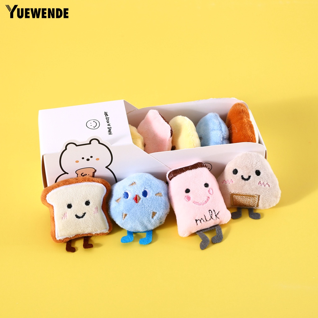 Set 5 Búp Bê Nhồi Bông Mềm Mại Đồ Chơi Cho Mèo