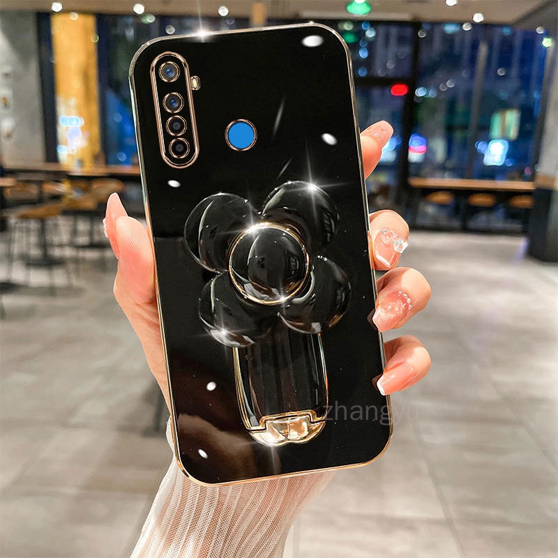 Ốp lưng Realme 5 5i 5s realme 6i c3 c3i realme 5 pro TPU Mềm Siêu Mỏng Mạ Điện Hình Cối Xay Gió 3D Chống Sốc Cho Realme 5 5i 5s realme 6i c3 c3i realme 5 pro Mạ điện Ốp Điện Thoại