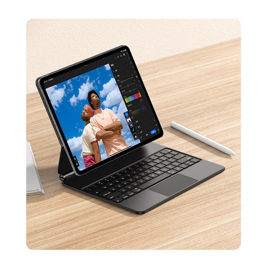 Bàn Phím Nam Châm Bluetooth Magic Keyboard dành cho lPad Pr0 11 Inch }