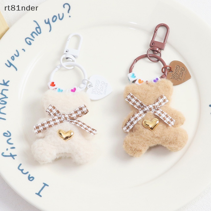 Rt 1 Móc Khóa Gấu Nhồi Bông Mềm Mại Dễ Thương