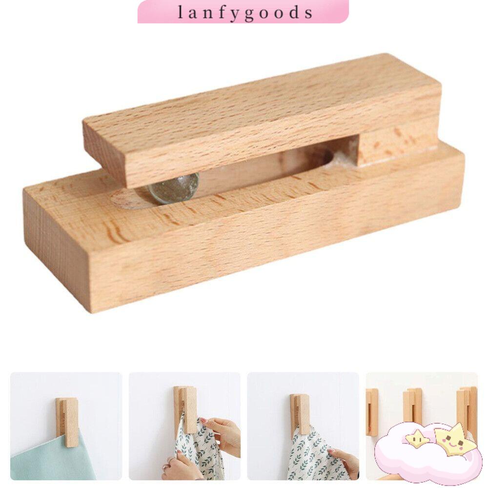 Móc Treo Khăn Tắm Bằng Gỗ Phong Cách Trung Hoa Mới