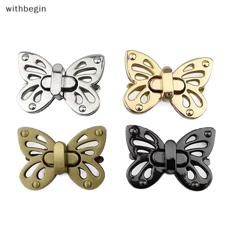 Khóa Vặn Xoắn Hình Bướm Dành Cho Túi Xách Da Thủ Công Thời Trang Nữ