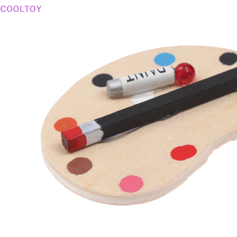 Bảng Màu Mini Tỉ Lệ 1 / 12 Dùng Để Trang Trí Nhà Búp Bê