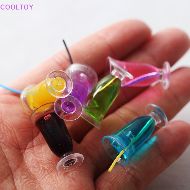 Cooltoy Mô Hình Gói Đồ Uống Cocktail Nước Ép Thu Nhỏ Trang Trí Nhà Búp Bê Shoog HOT
