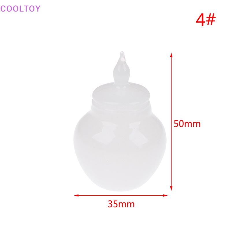 Hũ Thủy Tinh Đựng Kẹo / Món Tráng Miệng Mini Tỉ Lệ 1: 12 Trang Trí Nhà Búp Bê